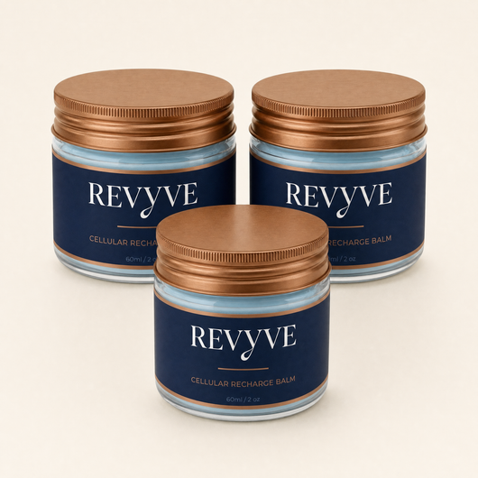 REVYVE Cellular Recharge Balm — 3 jars packshot