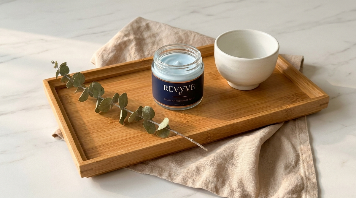REVYVE jar on hanok wooden tray
