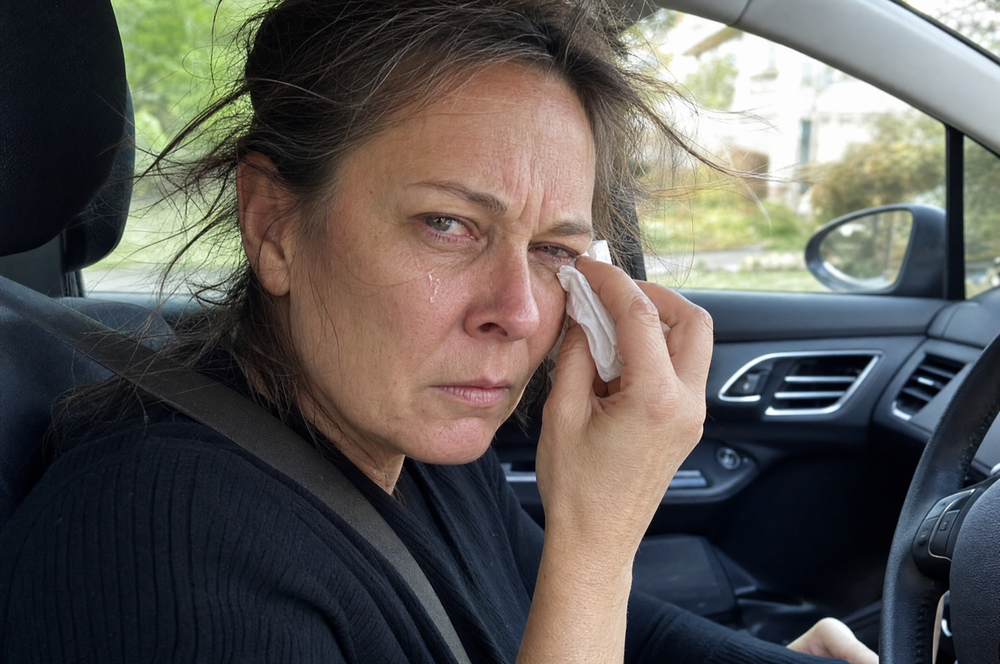 3. Your eyes water for no reason, especially in moving air
